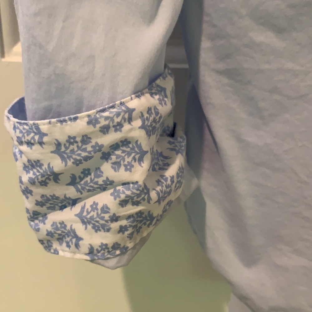 Light blue cotton women’s shirt. Size 40. - Picture 4 of 4